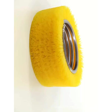 Cylindrical spiral brush / spiral / for cleaning / deburring